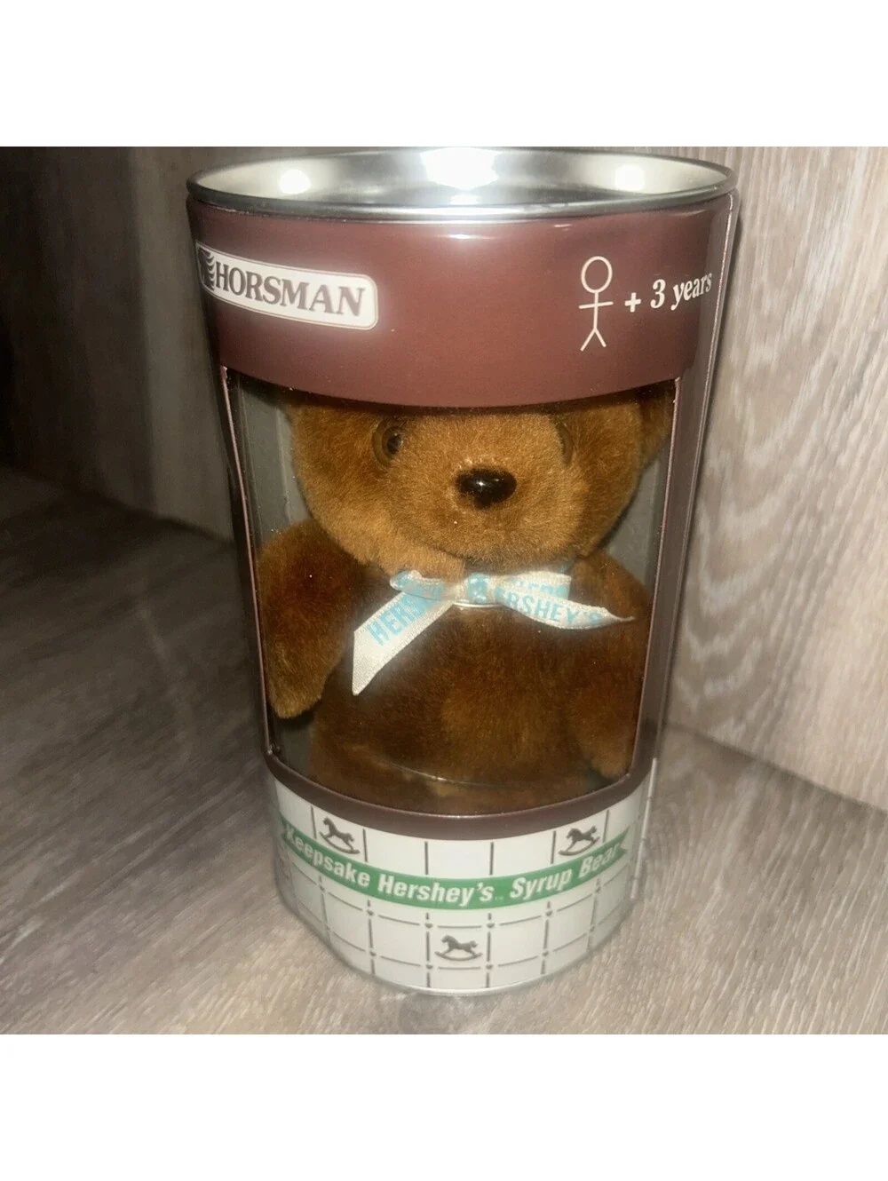 1998 Vintage Horseman Hershey’s Syrup Plush Bear & Toy Bank